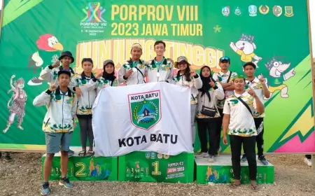Atlet Paralayang Kota Batu Menambah 2 Emas di Porprov Jawa Timur 2023