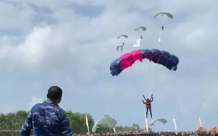 Gandrung Sewu 2023 di Banyuwangi, Diwarnai Atraksi Kedirgantaraan Prajurit TNI AU