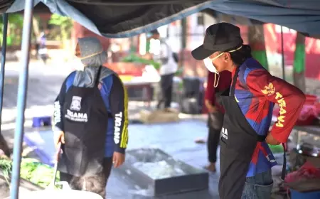 Sepekan Kebakaran TPA Randegan, Pemkot Mojokerto Pehatikan Kesehatan dan Makanan Warga