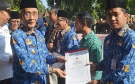 Pimpin Upacara HKN, Bupati Bondowoso Pamitan