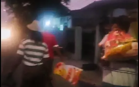 Bagi-bagi Beras, Calon Kades di Jember Diduga Salahi Aturan