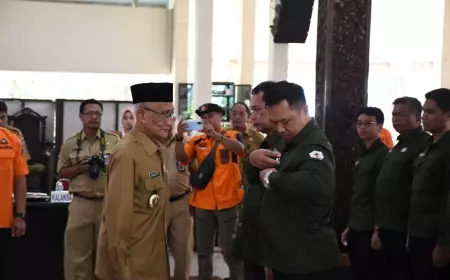 Kurangi Resiko Bencana, Bupati Bondowoso Kukuhkan Pengurus FPRB