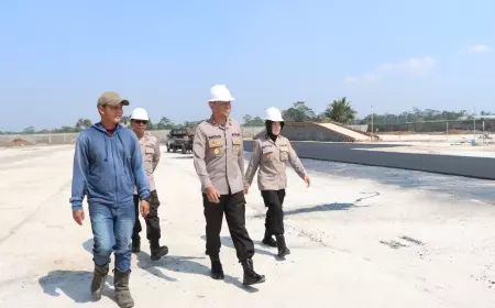 Pengerjaan Proyek Satpas Prototype Polres Malang Sudah di Angka 72 Persen
