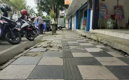 Revitalisasi Trotoar Panglima Sudirman Tahap 1 Ditargetkan Selesai Sebelum Tahun 2024