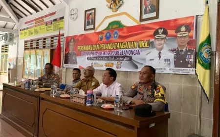 Polda Jatim Jadi Tim Penilai Kampung Bebas Narkoba di Lamongan 