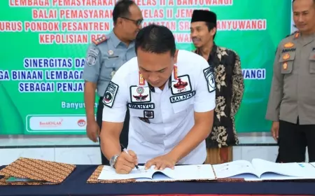 Lewat Forbin Jampi, Napi di Banyuwangi Bisa Ajukan Hak Integrasi dengan Penjaminan Ponpea