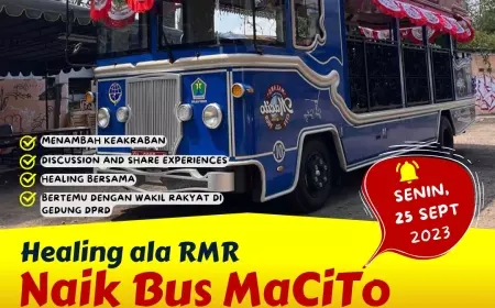 RMR  Kota Malang Ajak Relawan dan Penggiat Healing Naik Bus Macito