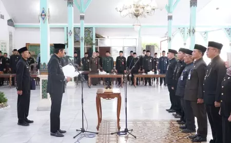 Jelang Akhir Menjabat, Bupati Madiun Lantik Pejabat