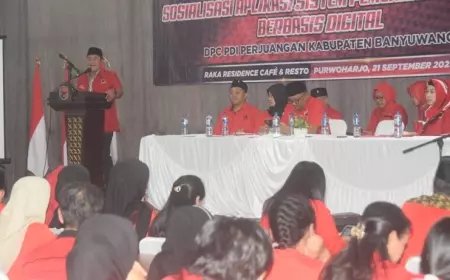 Targetkan 22 Kursi di Banyuwangi, DPC PDI-P Solidkan Barisan