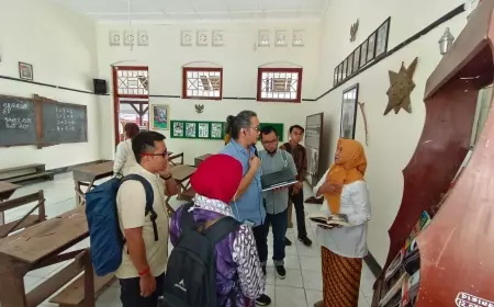 Jelang Pembangunan Galeri Soekarno, Tim Kemendikbudristek Kunjungi SDN Purwotengah Kota Mojokerto