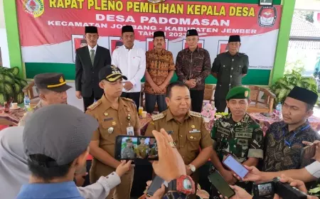 Tinjau Pilkades Serentak, Begini Kata Bupati Jember