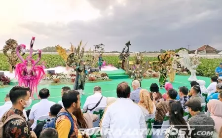 Rangkaian Festival Jember Kota Cerutu Indonesia Berlanjut, Fashion Show Digelar di Ladang Tembakau