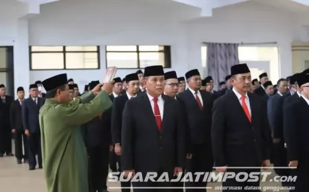 Tingkatkan Kinerja, Bupati Jember Rombak dan Lantik Ratusan Pejabat 