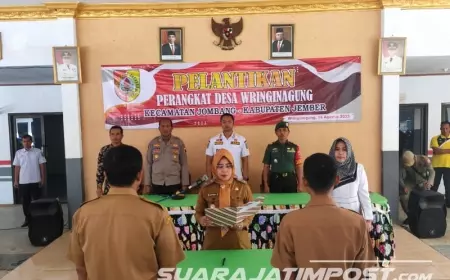 Hidupkan Roda Pemerintahan Desa, 2 Kasun di Jember Dilantik 