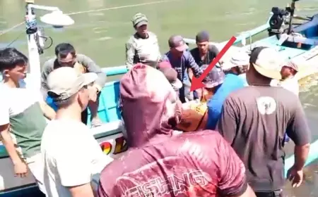 Tragedi Perahu Karam Pesisir Paseban, Seorang Nelayan Ditemukan Meninggal Dunia