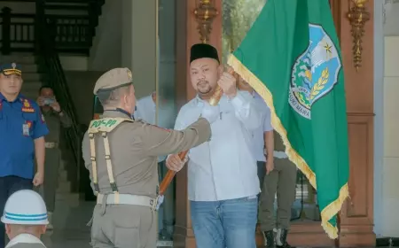 Kirab Pataka Jer Basuki Mawa Beya Tiba di Gresik