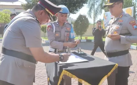 Kapolres Pimpin Sertijab Wakapolres Probolinggo