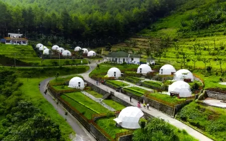 Lembah Indah Malang, Edu Resort dan Glamping Dome Pertama di Indonesia