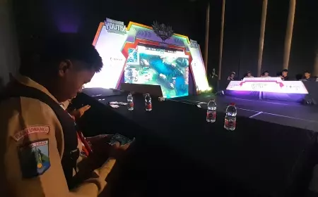 Puluhan Pelajar dan Anak Muda di Banyuwangi Ikuti e-Sport Mobile Legend Youtix Management