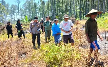 Musim Kemarau Rawan Karhutla, Polisi di Banyuwangi Masif Lakukan Patroli