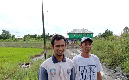 Warga Sambut Gembira Semenisasi Jalan, Akses Mudah ke Persawahan Hingga Anak - Anak Semangat Belajar ke Pondok
