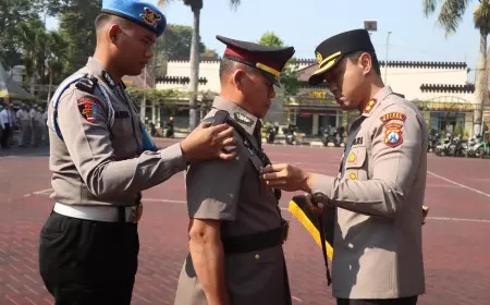 Tujuh Kapolsek Dua Kasat Warnai Sertijab Jajaran Kepolisian Kabupaten Malang