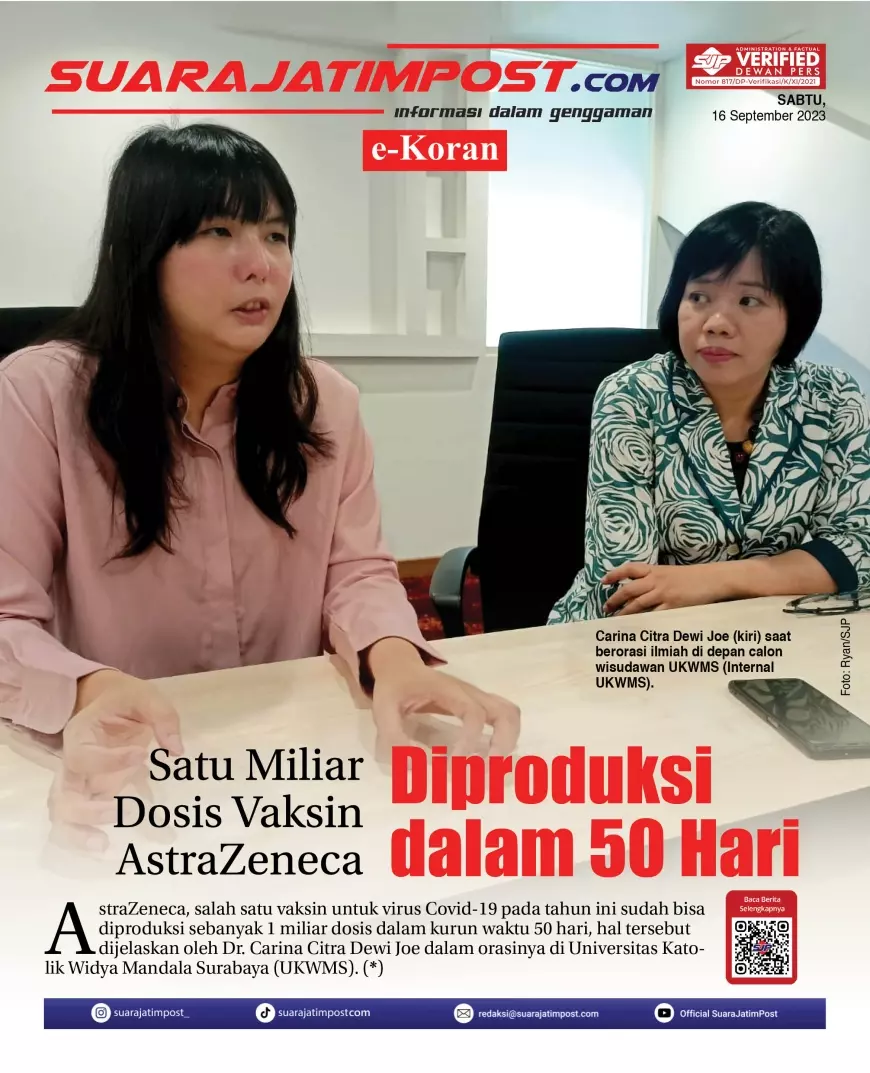 eKoran, Edisi SABTU, 16 September 2023