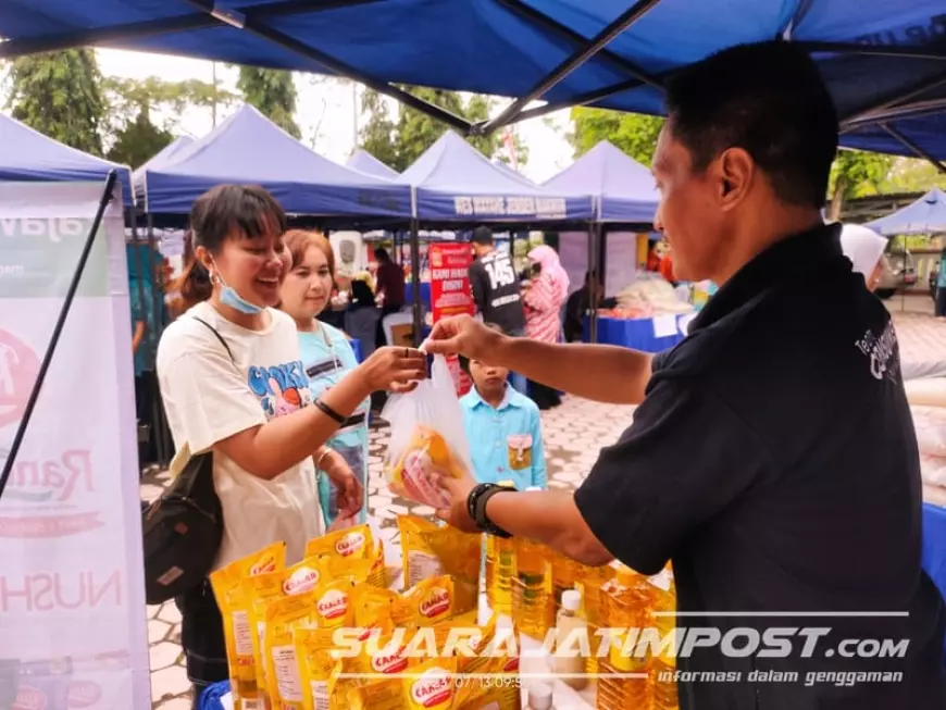 Pasar Murah Pengendalian Inflasi, 34 Stand Sembako UMKM Ludes Diborong Masyarakat Jember