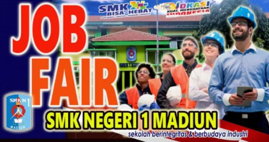 Bantu Kurangi Angka Pengangguran, SMK Negeri 1 Kota Madiun Gelar Job Fair