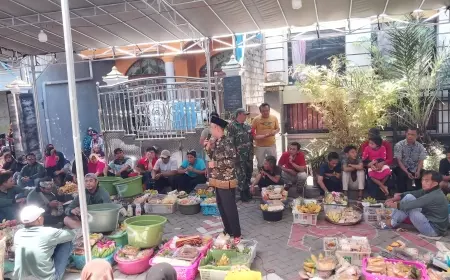 Wujud Syukur Hasil Panen, Sedekah Bumi Jadi Tradisi Warga Desa di Gresik