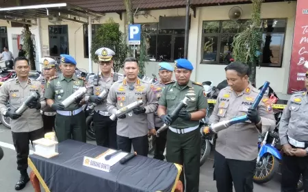 Ratusan Kendaraan Bermotor Tak Berstandar Diamankan Polresta Malang Kota