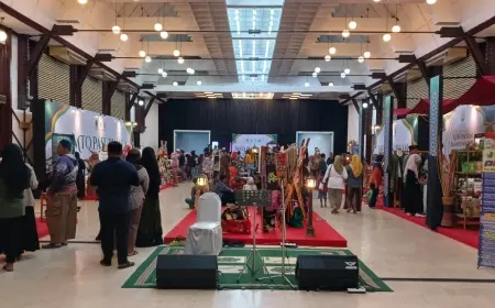 Produk UMKM Berbagai Daerah Peserta MTQ Ke XXX Dipamerkan
