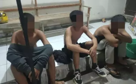 Mabuk dan Bikin Onar, 4 Remaja Anggota Gangster Dibekuk