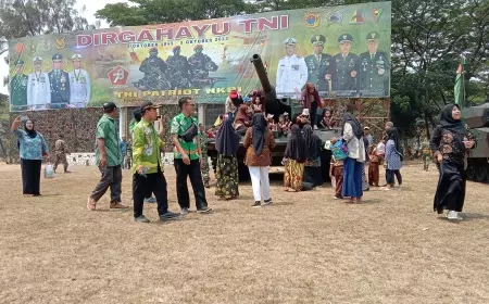 HUT Ke-78 TNI, Tank Leopard Jadi Buruan Swafoto Warga