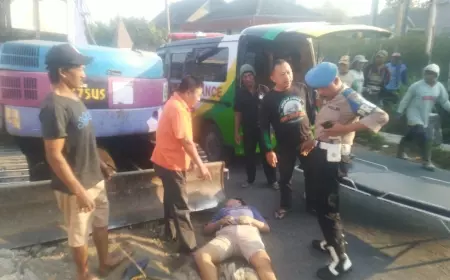 Terperosok Galiam Proyek, Pengendara Motor Tewas Terbentur Alat Berat