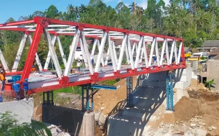 Sebelum Akhir Tahun, Jembatan Penghubung Malang - Lumajang  Rampung