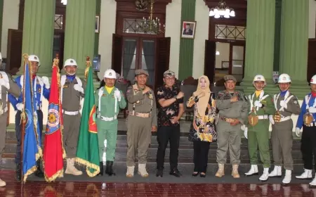 Kirab Pataka Jer Besuki Mawa Beya Tiba di Bondowoso