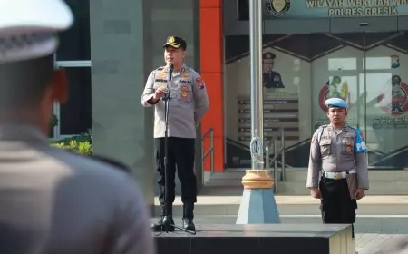 Pemilu 2024, Kapolres Gresik Ingatkan Personil Jaga Netralitas
