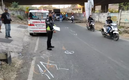 Diduga Tak Fokus, Pasutri di Kota Malang Jadi Korban Kecelakaan