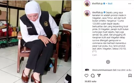 Di Magetan, Gubernur Jatim Borong Produk Kerajinan Kulit