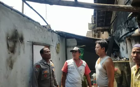 Ditinggal Pergi, Dapur Rumah Warga Jember Ludes Terbakar