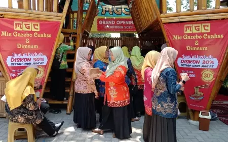 Diresmikan, Mie Gazebo Cuakss Diserbu Pelanggan