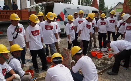 SIG Gelar Pelatihan Pembangunan Infrastruktur Gedung Kolaborasi Dengan BNNK Tuban