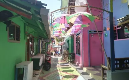 Bak Dianaktirikan, Kampung Warna-warni Jodipan Nyaris Sepi