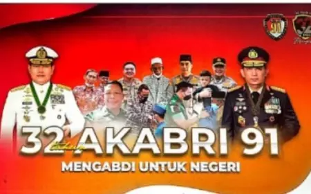Sambut Usia 32 Tahun, Akabri Angkatan 91 Gelar Baktikes