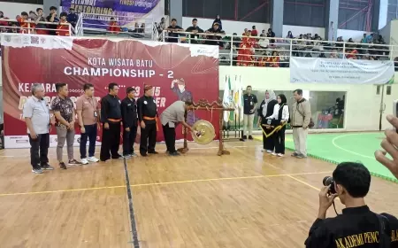 Peringati HUT Kota Batu, Akademi Pencak Silat Gelar Kejuaraan Silat