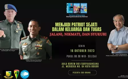 Dr Aqua Dwipayana : Prajurit TNI Harus Integrasikan Nilai Patriotisme dalam Kehidupan Pribadi dan Tugas Profesional