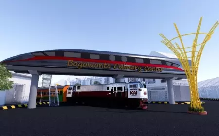 Awal November, Replika Kereta Api Cepat Terpasang di Madiun