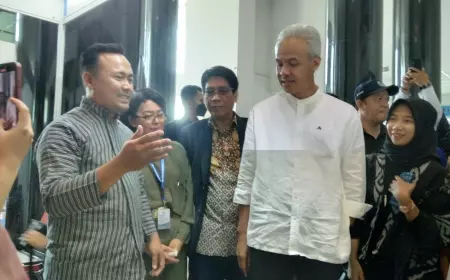 Datangi Kampus UM, Bacapres Ganjar Terpana Produk Buatan Mahasiswa