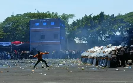 Antisipasi Kericuhan Pemilu 2024, Polda Jatim Gelar Peragaan Sispamkota